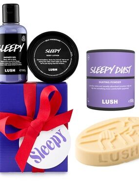 LUSH Sleepy Gift Set, sleepy dust & sleep massage bar